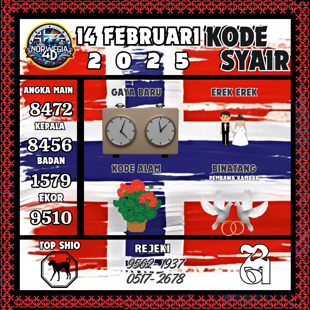 Kode Syair Norwegia4D Pools - Februari Pools
