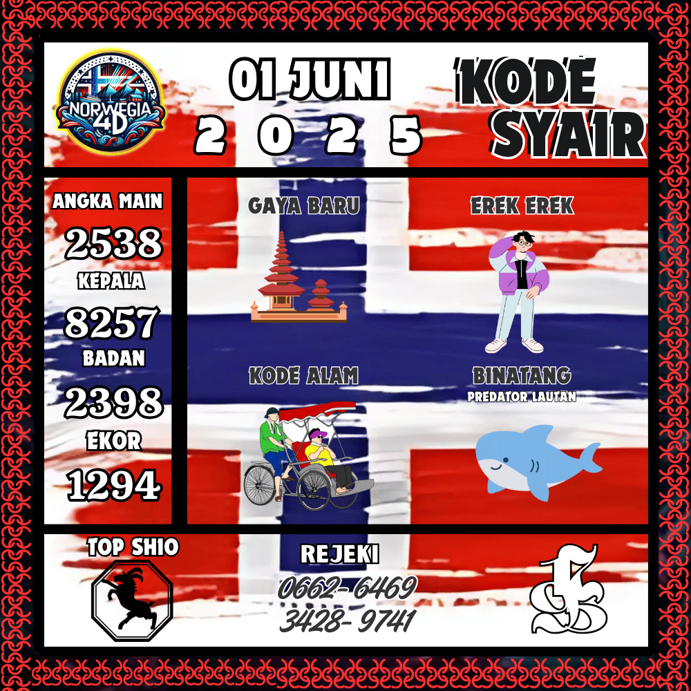 Kode Syair Norwegia Pools - Juni Pools
