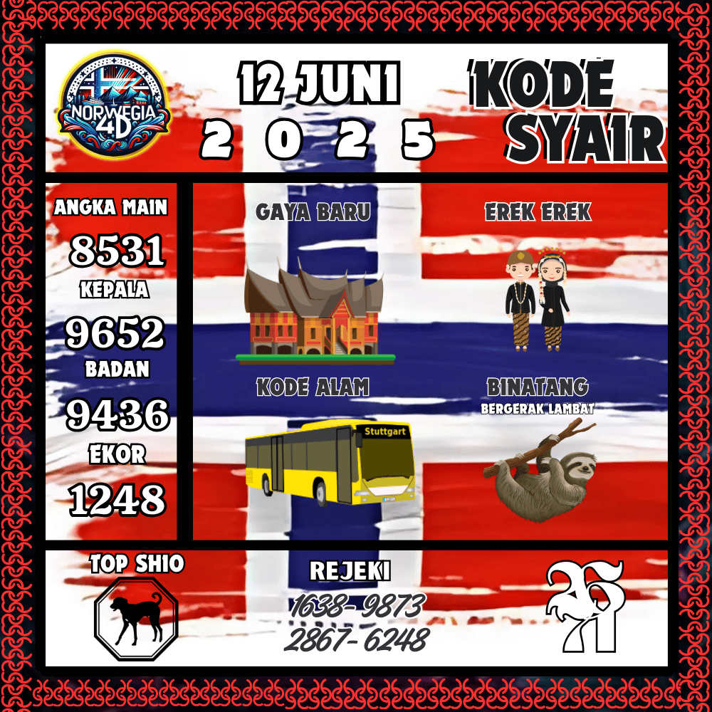 Kode Syair Norwegia Pools - Juni Pools