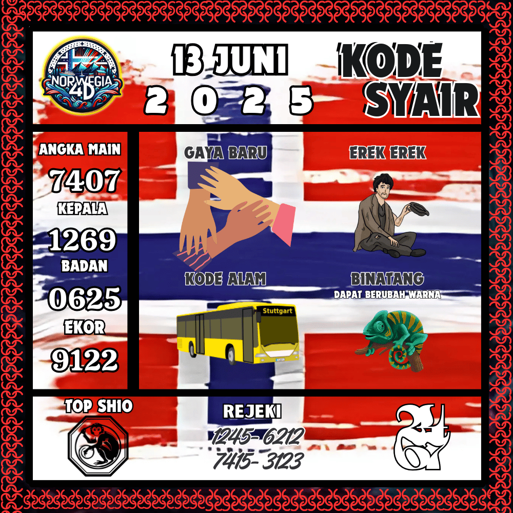 Kode Syair Norwegia Pools - Juni Pools
