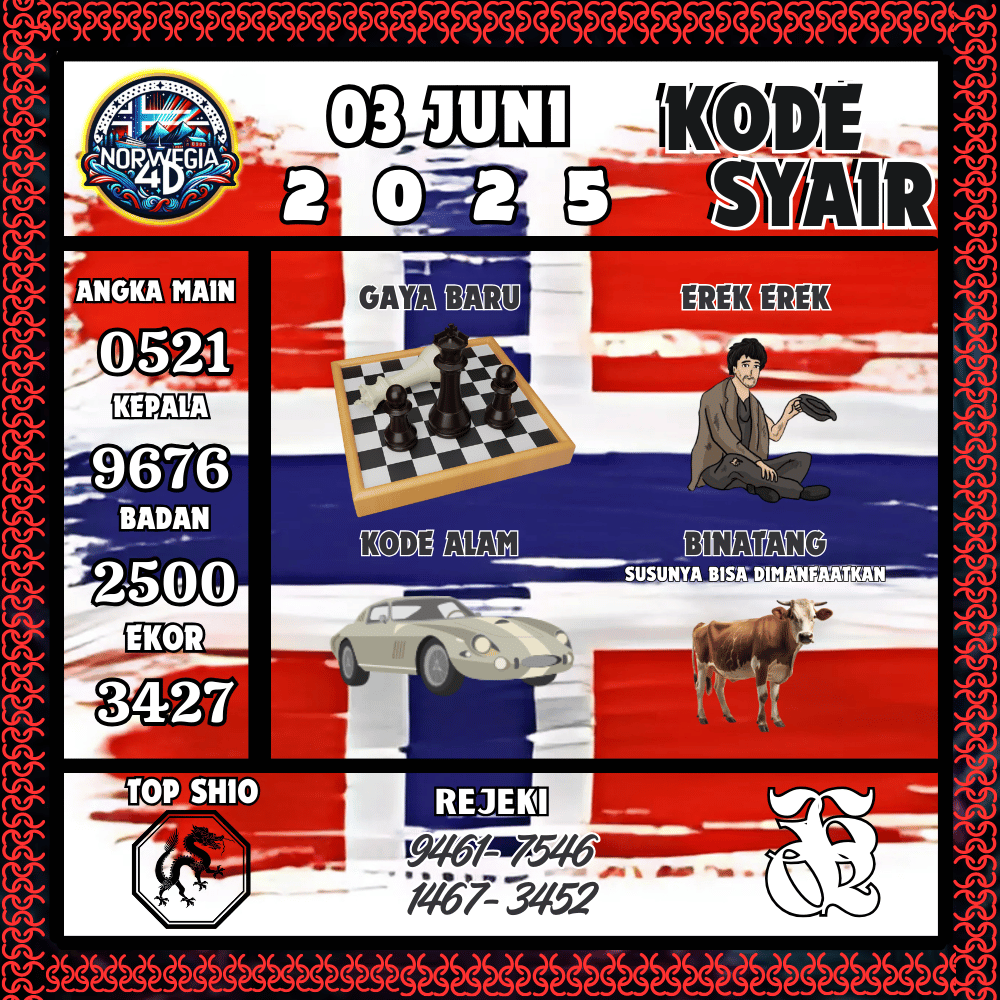 Kode Syair Norwegia Pools - Juni Pools