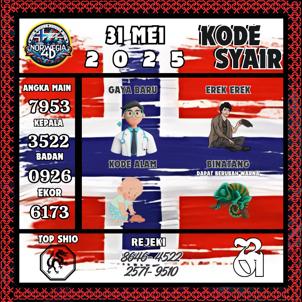 Kode Syair Norwegia Pools - Mei Pools