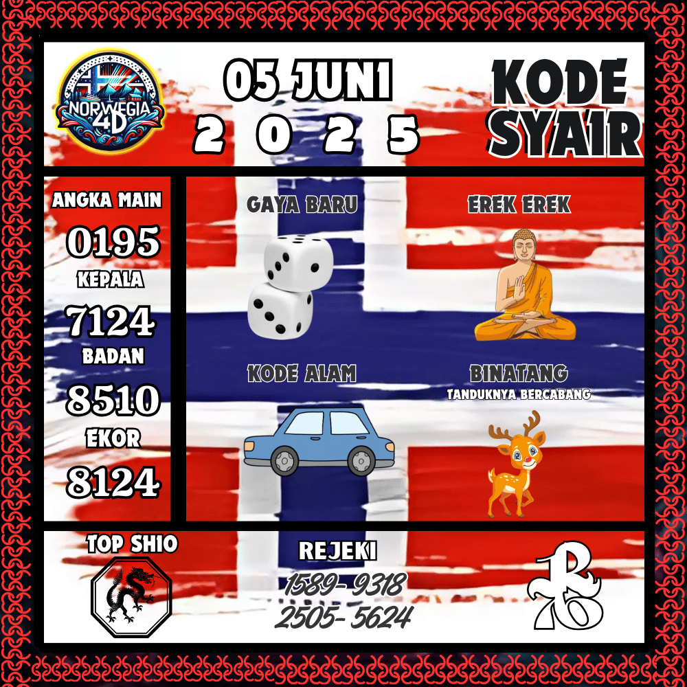 Kode Syair Norwegia Pools - Juni Pools