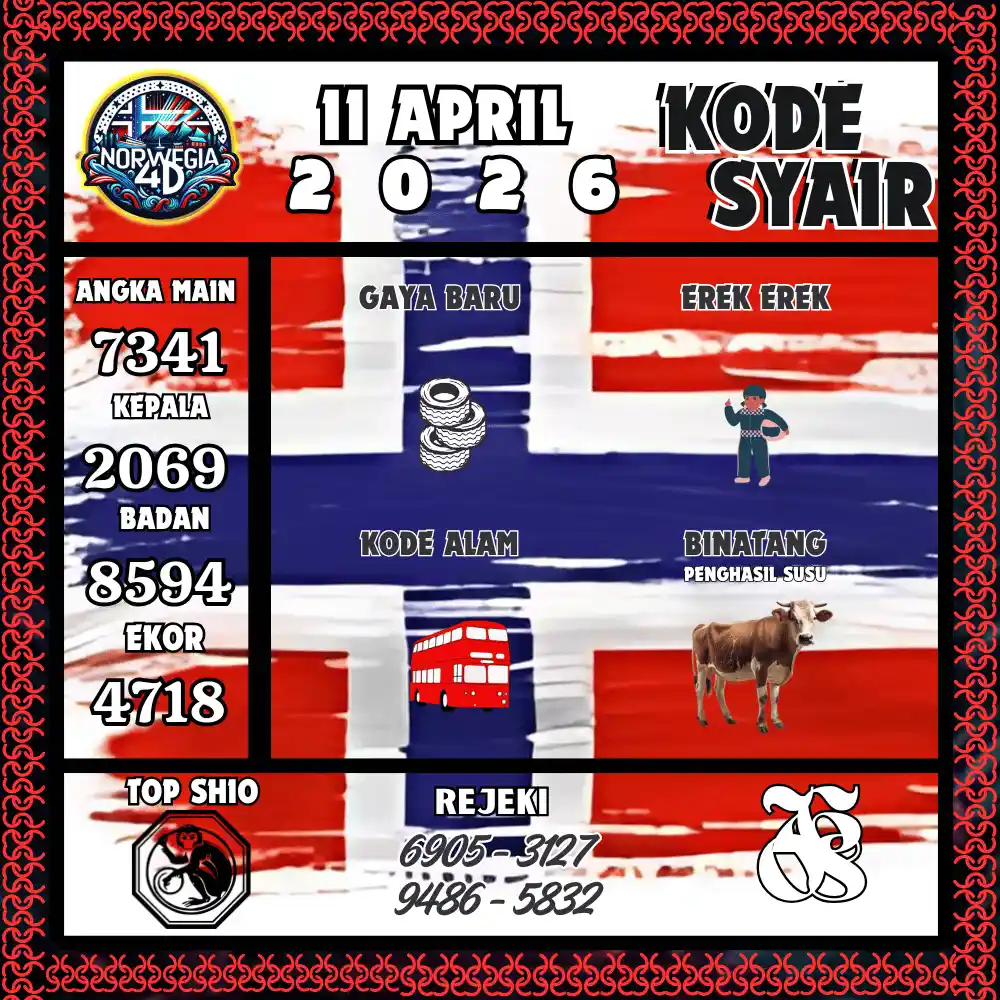 Kode Syair Norwegia4D  Pools - April 2026
