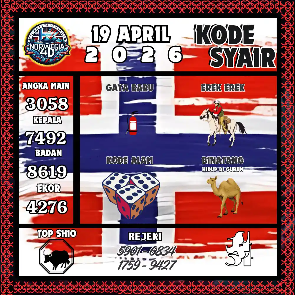 Kode Syair Norwegia4D  Pools - April 2026
