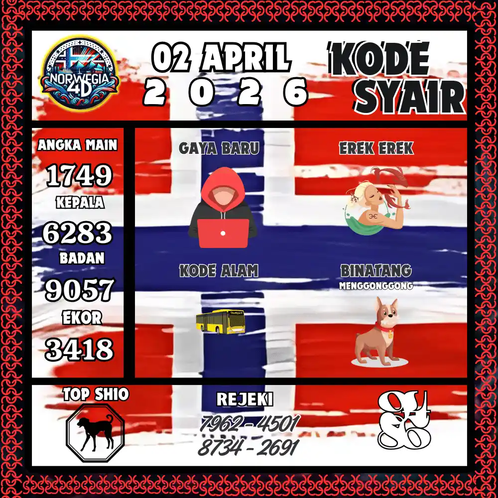 Kode Syair Norwegia4D  Pools - April 2026

