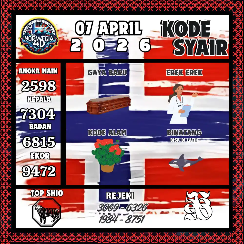 Kode Syair Norwegia4D  Pools - April 2026
