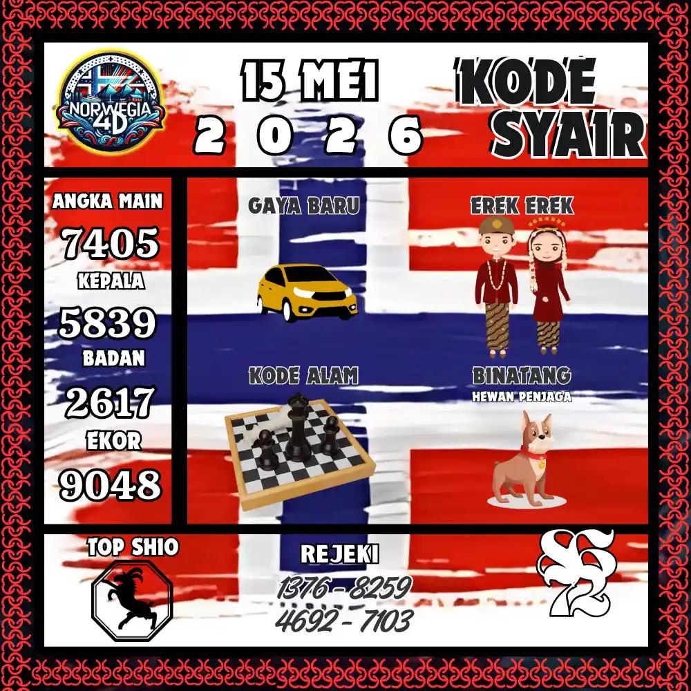Kode Syair Norwegia4D  Pools - Mei 2026
