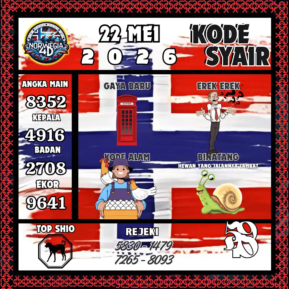 Kode Syair Norwegia4D  Pools - Mei 2026
