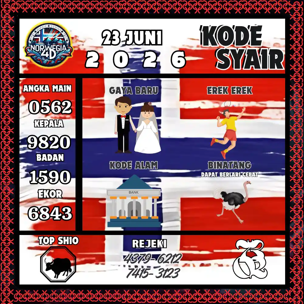 Kode Syair Norwegia4D Pools - Juni 2026 