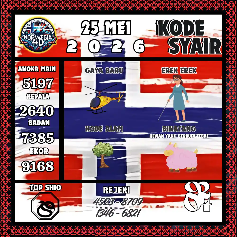 Kode Syair Norwegia4D Pools - Mei 2026
