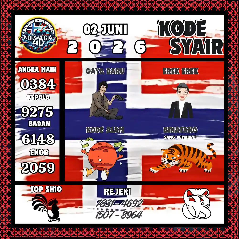 Kode Syair Norwegia4D Pools - Juni 2026 