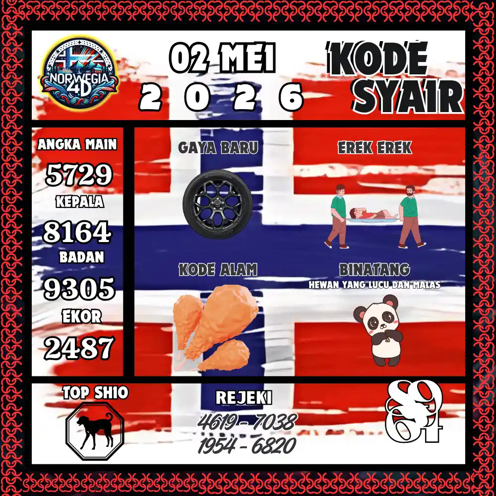 Kode Syair Norwegia4D  Pools - Mei 2026
