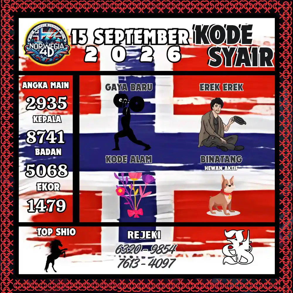 Kode Syair Norwegia4D  Pools - September 2026
