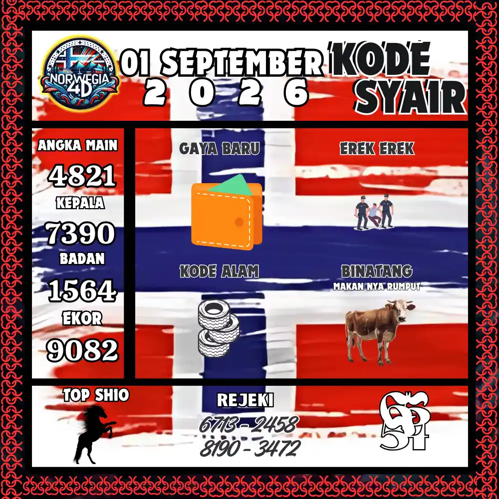 Kode Syair Norwegia4D  Pools - September 2026
