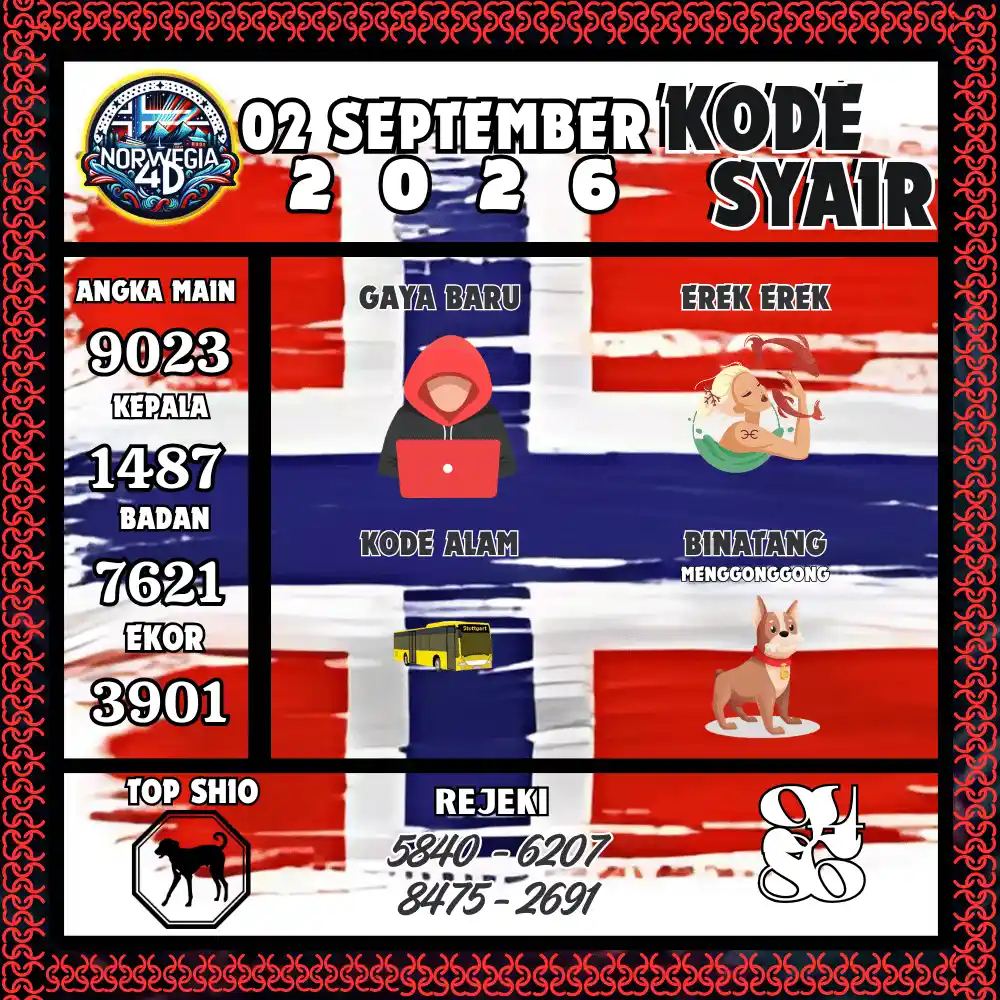 Kode Syair Norwegia4D  Pools - September 2026
