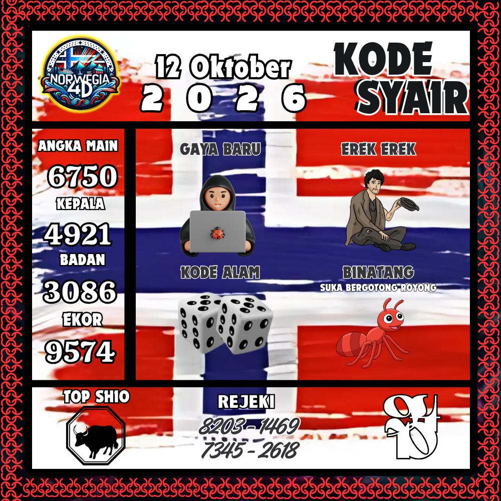 Kode Syair Norwegia4D Pools 12 Oktober 2026