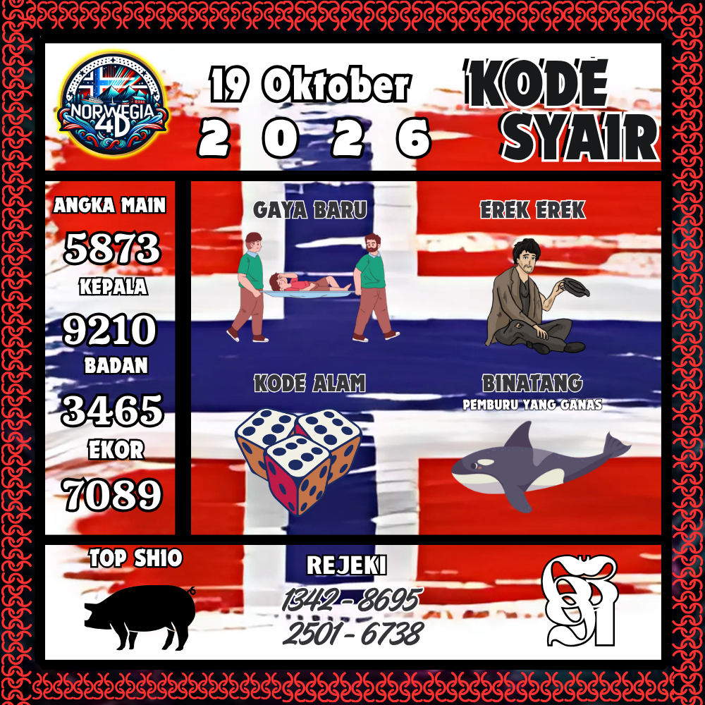 Kode Syair Norwegia4D Pools 19 Oktober 2026