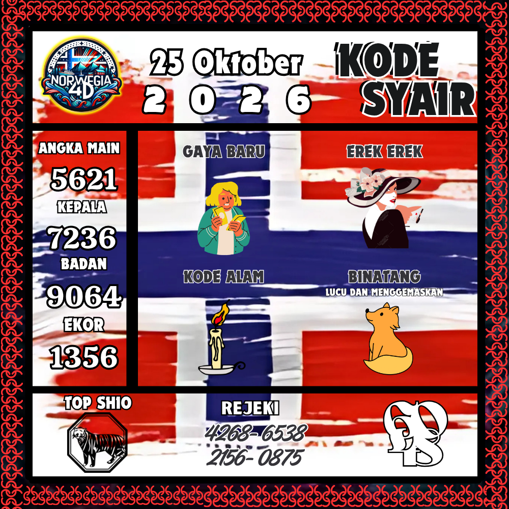 Kode Syair Norwegia4D Pools 25 Oktober 2026